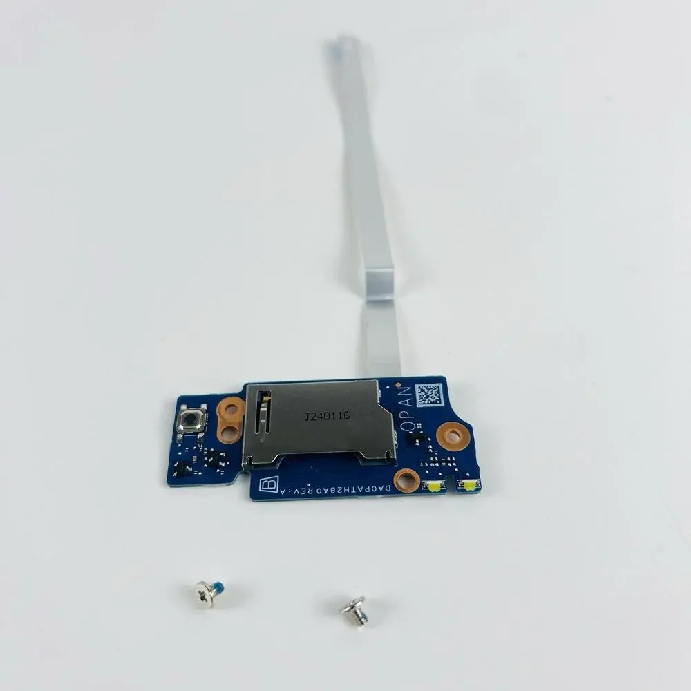 HP 14-dq0762dx Power Button Card Reader IO Board w/ Cable DAOPATH28AO Genuine